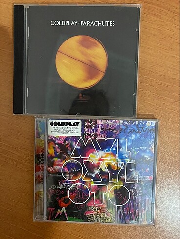 Coldplay Parachutes & Mylo Xyloto CD Albüm