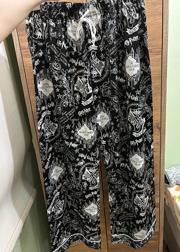 s Beden Harry Potter Çapulcular Haritası desenli pijama takımı