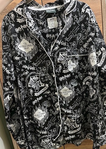 Harry Potter Çapulcular Haritası desenli pijama takımı