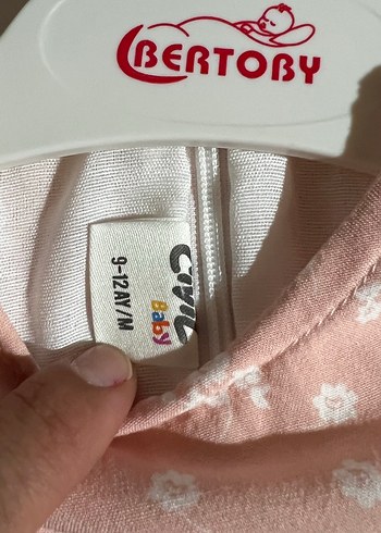 Civil Kız Çocuk Pembe Pamuklu Elbise