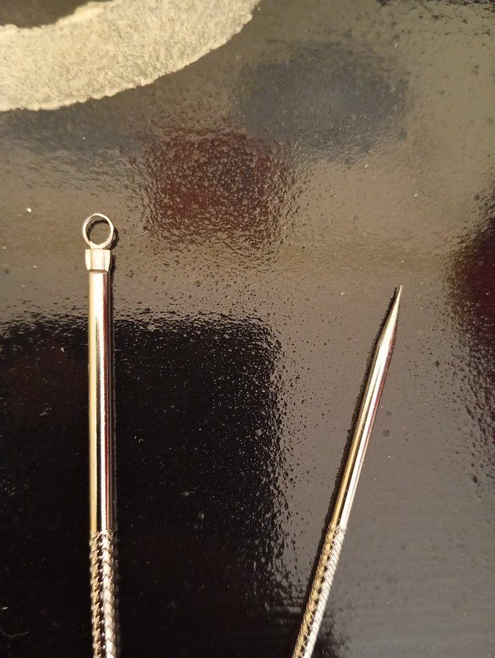 Gri Renkli Manikür ve Pedikür Aletleri sivilce çubuğu - Görsel 5