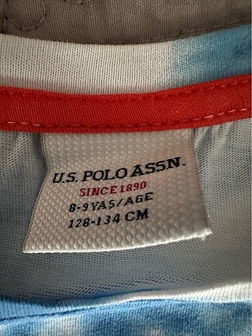 8 Yaş Beden Us Polo 8-9 yaş tshirt