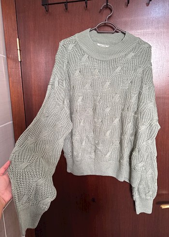 LC Waikiki Yeşil Örgü Kadın Kazak