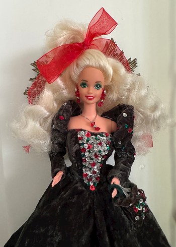 Barbie 1991 Happy Holidays Barbie Bebek