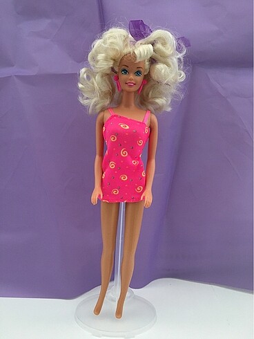 1994 Ruffle Fun Barbie Vintage bebek