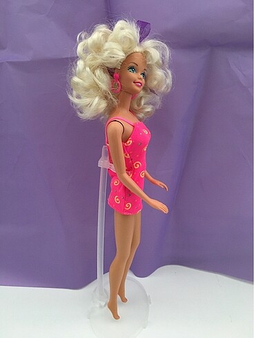 Beden Renk 1994 Ruffle Fun Barbie Vintage bebek