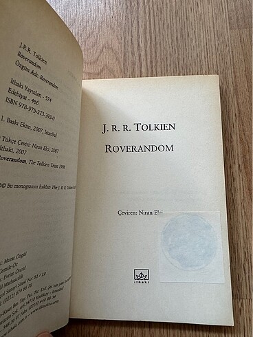  Beden Roverandom - JRR Tolkien