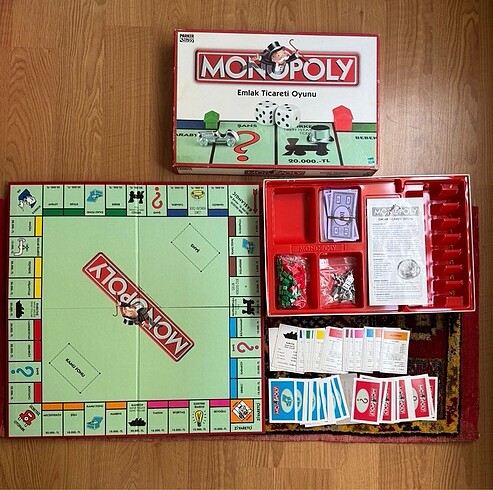 Beden Renk 2001 yılı Klasik Monopoly Kutu Oyunu