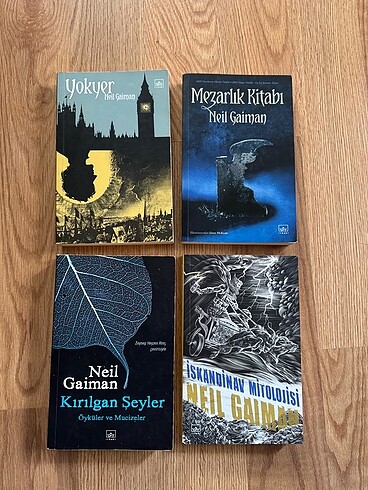  Neil Gaiman Kitap Seti - 4 Kitap Bir Arada