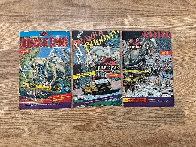 Jurassic Park Çizgi Roman 8-10-11