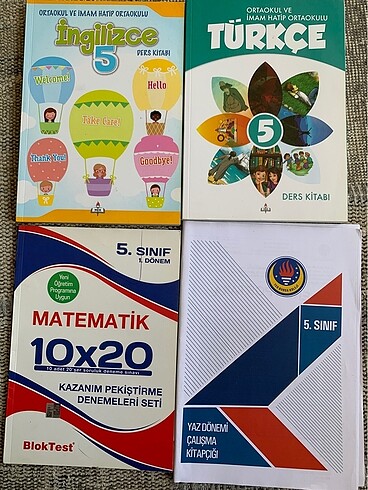 5 sınıf kitapları