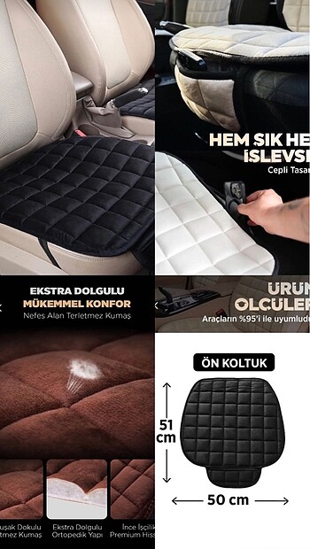 ORTOPEDİK OTO KOLTUK MİNDERİ
