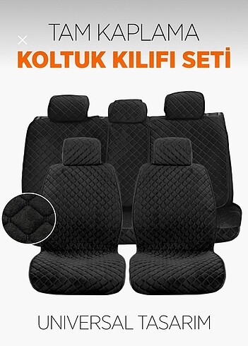 OTO KOLTUK KILIFI ÖN VE ARKA TAM SET