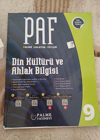Din Kültürü ve Ahlak Bilgisi 9. Sınıf Anlatım Föyleri