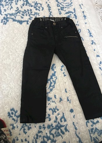 Erkek Siyah Rock Punk Denim Pantolon