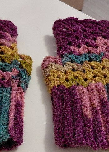 Eldiven örgü yeni, parmaksız - Görsel 3