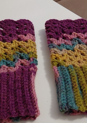 Eldiven örgü yeni, parmaksız - Görsel 2