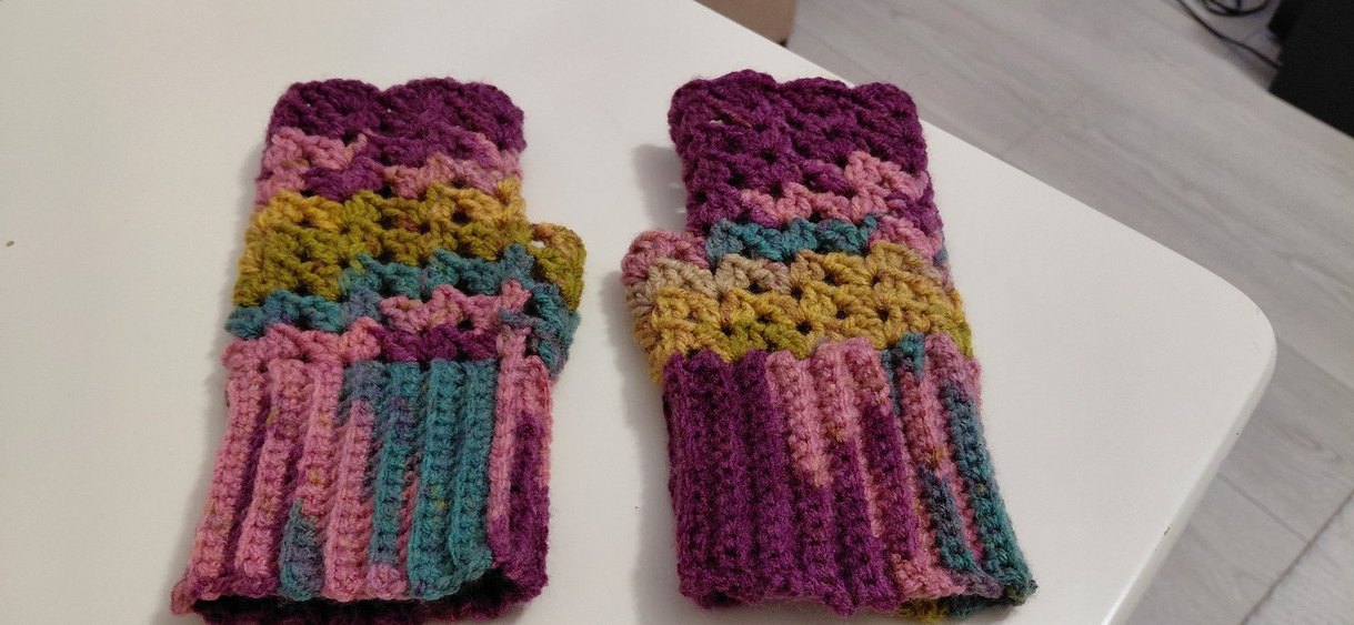 Eldiven örgü yeni, parmaksız - Görsel 3