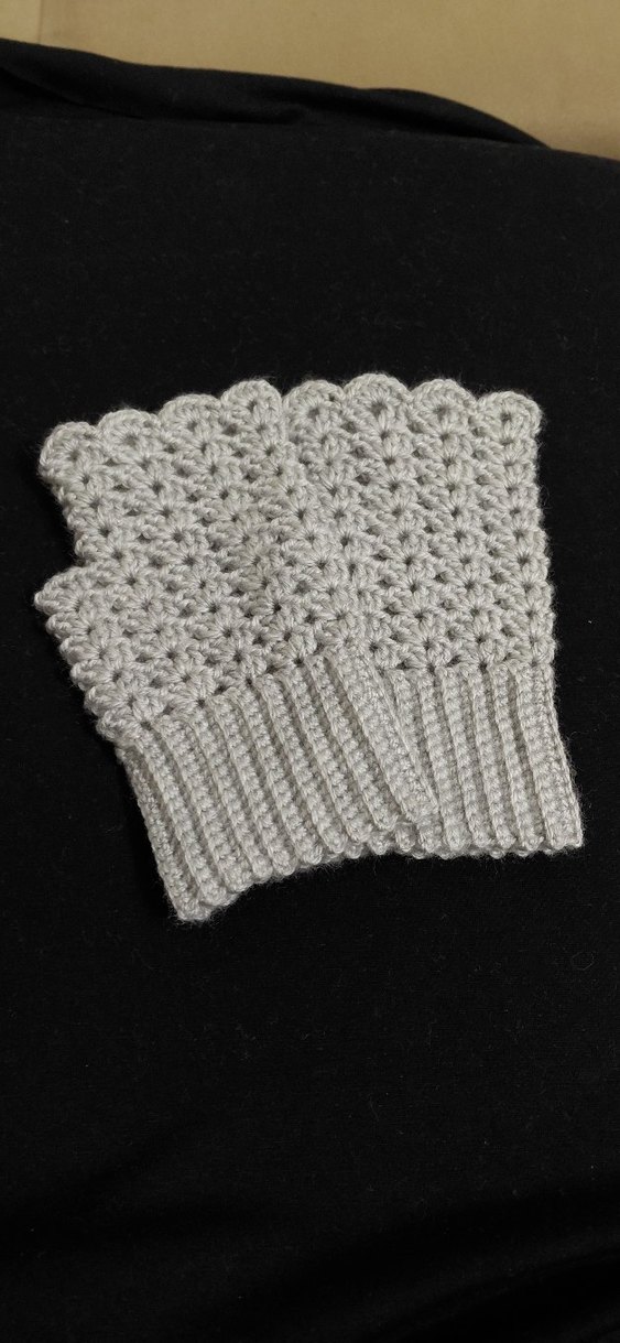 Bohem Tarzı Örgü Kadın Eldiveni - Görsel 2