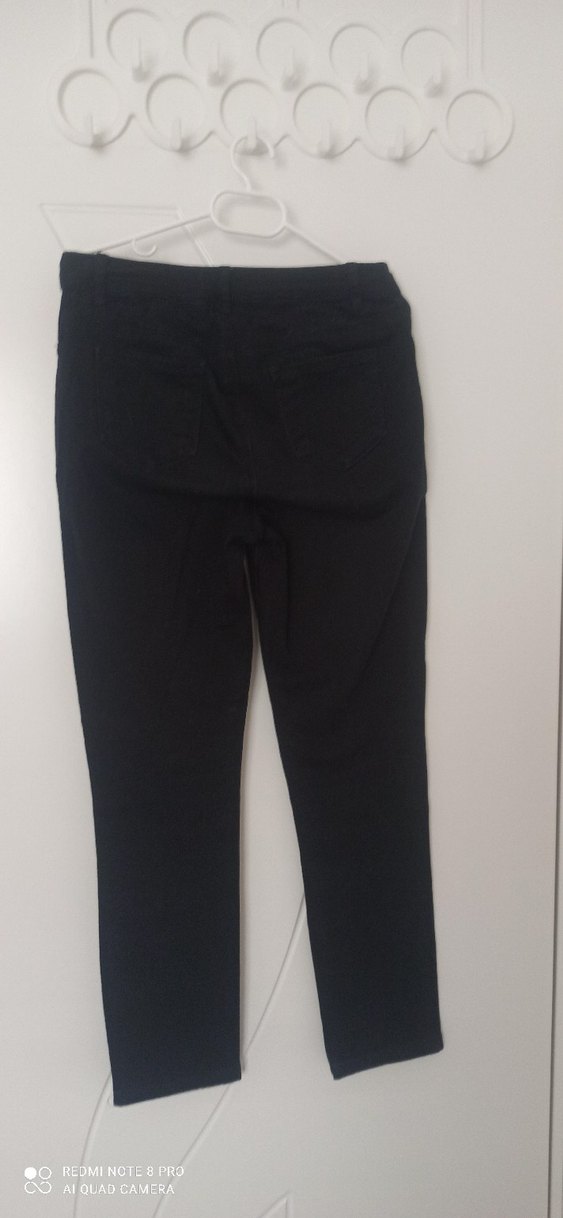 Kız çocuk 13/14 yaş okul için de uygun kot Pantolon - Görsel 2