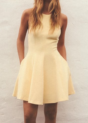 Zara godeli elbise