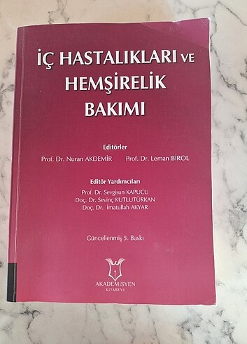 İç hastalıkları ve hemşirelik bakımı