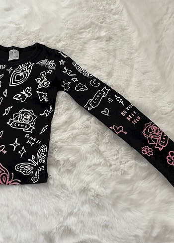 Kız Çocuk Crop - Görsel 2