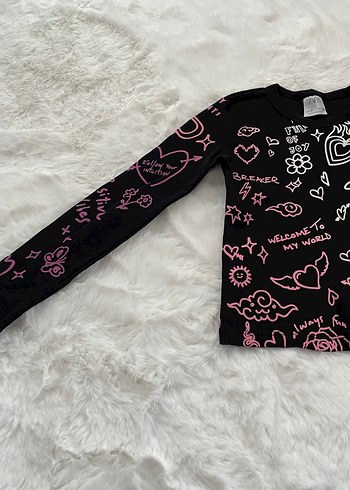 Kız Çocuk Crop - Görsel 3