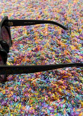 Çok Renkli Retro Kadın Güneş Gözlüğü - Görsel 3