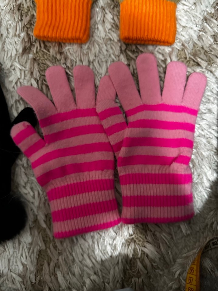 Çok Renkli Triko Kadın Eldivenleri - Görsel 4
