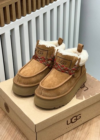 Kahverengi Süet Kürklü UGG Kadın Bot 36/41 Arası