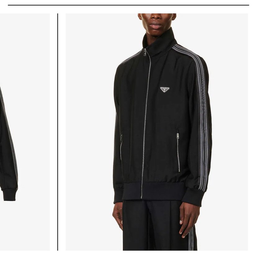 Prada Siyah Erkek Eşofman Takımı ince Large - Görsel 2