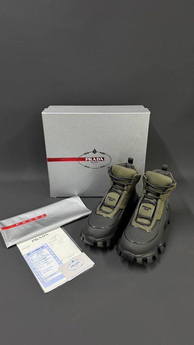 Prada Erkek Outdoor Kauçuk Botlar 40/46 - Görsel 4