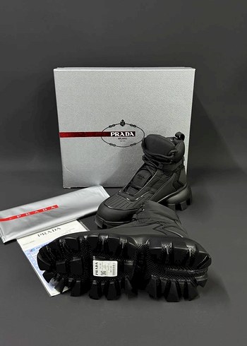 Prada Siyah Erkek Outdoor Botları 40/46 - Görsel 5