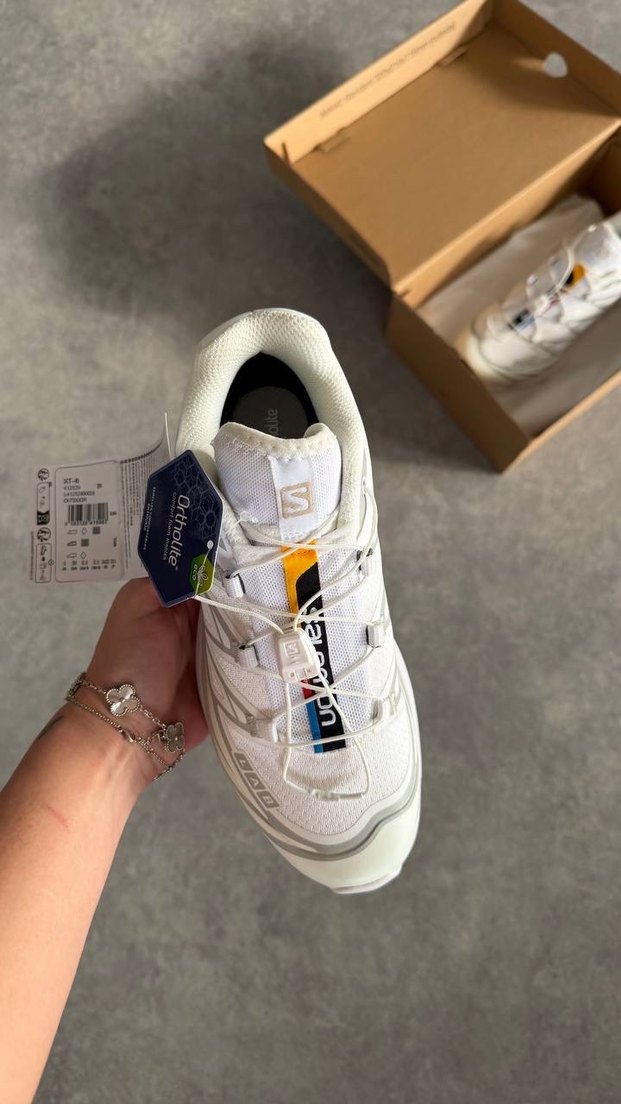 Salomon XT-6 Gore-Tex White 36-45 Unisex Sneakers - Görsel 4