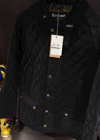 Barbour Siyah Erkek Kapitone Mont S M L Xl