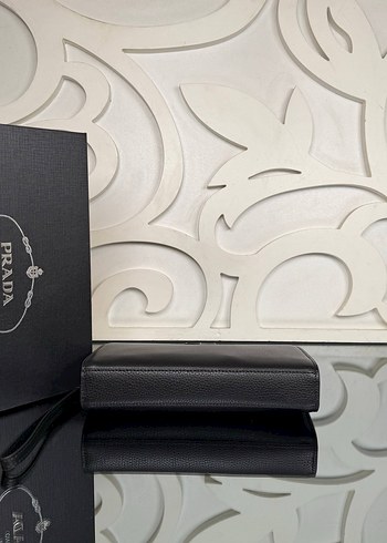 Prada Modern Klasik Siyah Erkek El Çantası - Görsel 5