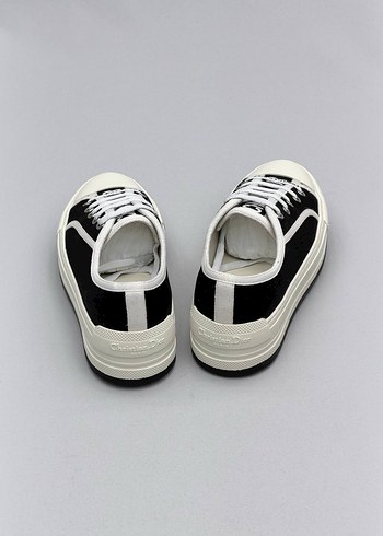 Dior Beyaz Siyah Platform Topuklu Spor Ayakkabı - Görsel 5