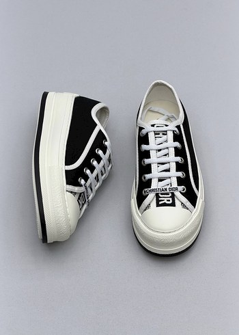 Dior Beyaz Siyah Platform Topuklu Spor Ayakkabı - Görsel 6