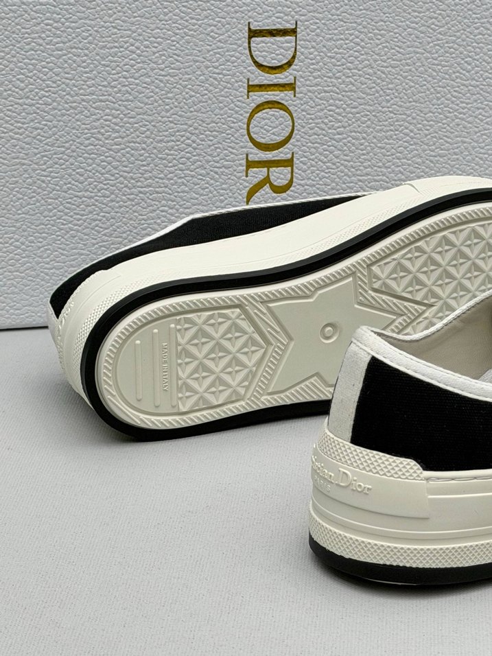 Dior Beyaz Siyah Platform Topuklu Spor Ayakkabı - Görsel 2