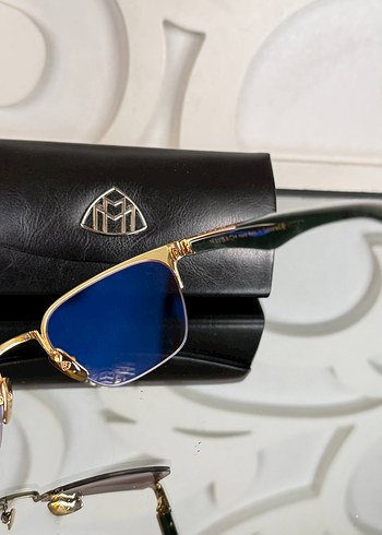 Kahverengi Tokalı Klasik Güneş Gözlüğü unisex - Görsel 15