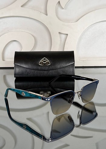 Kahverengi Tokalı Klasik Güneş Gözlüğü unisex - Görsel 5