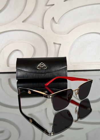 Kahverengi Tokalı Klasik Güneş Gözlüğü unisex - Görsel 2