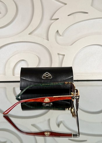 Kahverengi Tokalı Klasik Güneş Gözlüğü unisex - Görsel 14