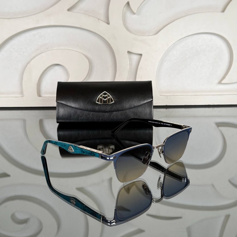 Kahverengi Tokalı Klasik Güneş Gözlüğü unisex - Görsel 5