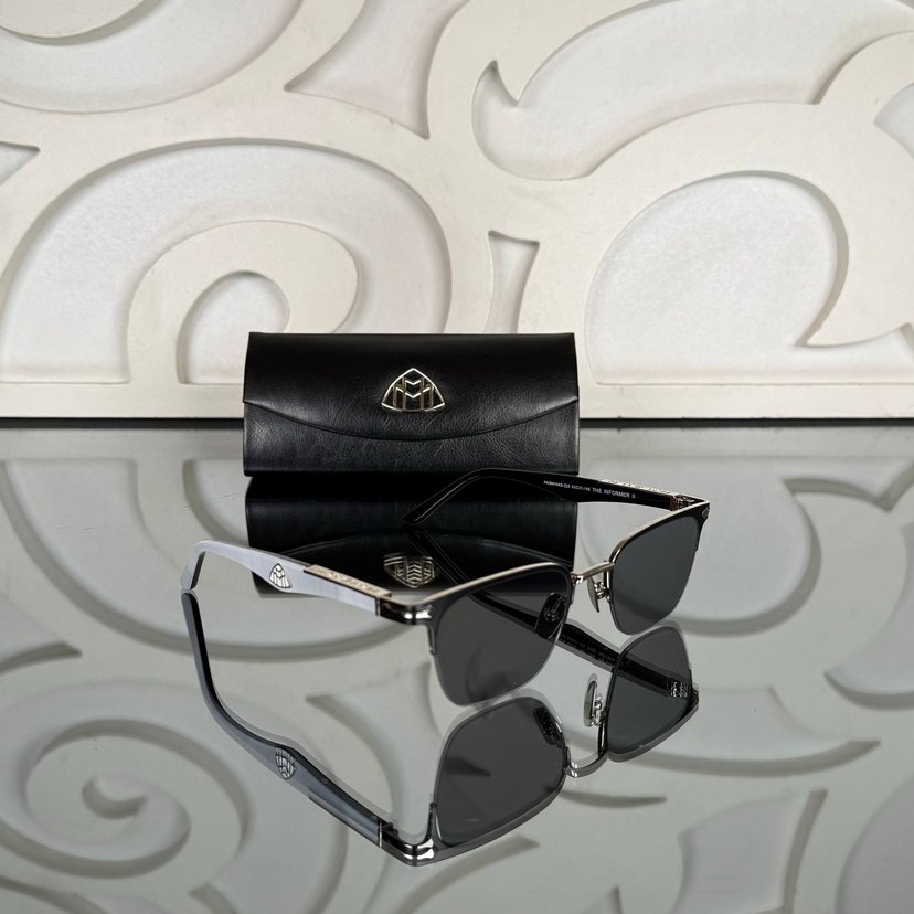 Kahverengi Tokalı Klasik Güneş Gözlüğü unisex - Görsel 4