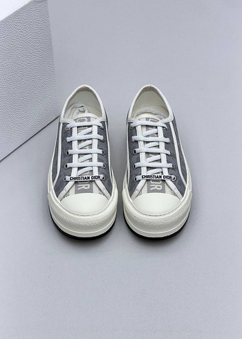 Dior Gri Kadın Platform Spor Ayakkabı - Görsel 6