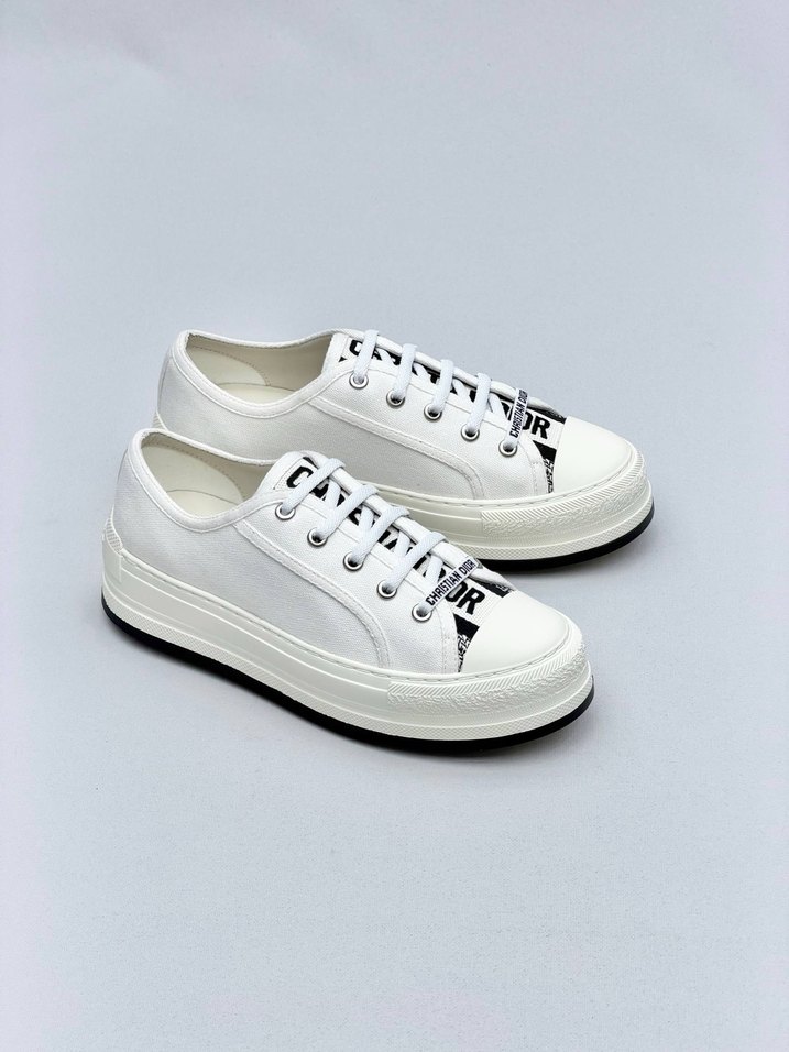 Dior Beyaz Platform Topuklu Kadın Spor Ayakkabı - Görsel 3