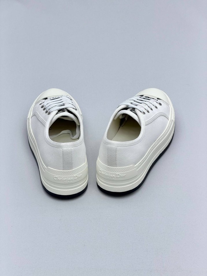 Dior Beyaz Platform Topuklu Kadın Spor Ayakkabı - Görsel 4