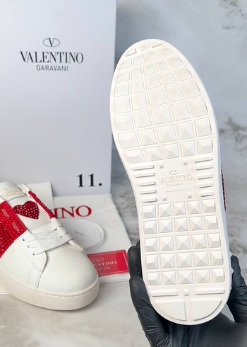 Valentino Garavani Beyaz Nakışlı Kadın Spor Ayakkabı - Görsel 5